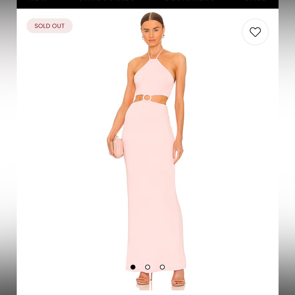 NWT Alice + Olivia Marguerite Cutout Dress Gown